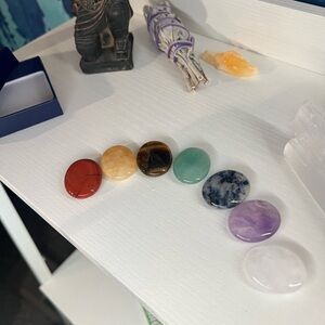 Chakra pocket stones gift set